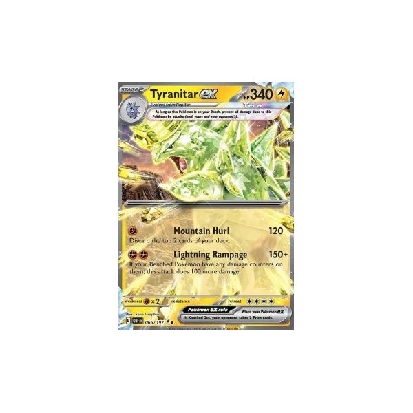 Despotar ex (OBF 066) Obsidianflammen - Tyranitar ex Englisch
