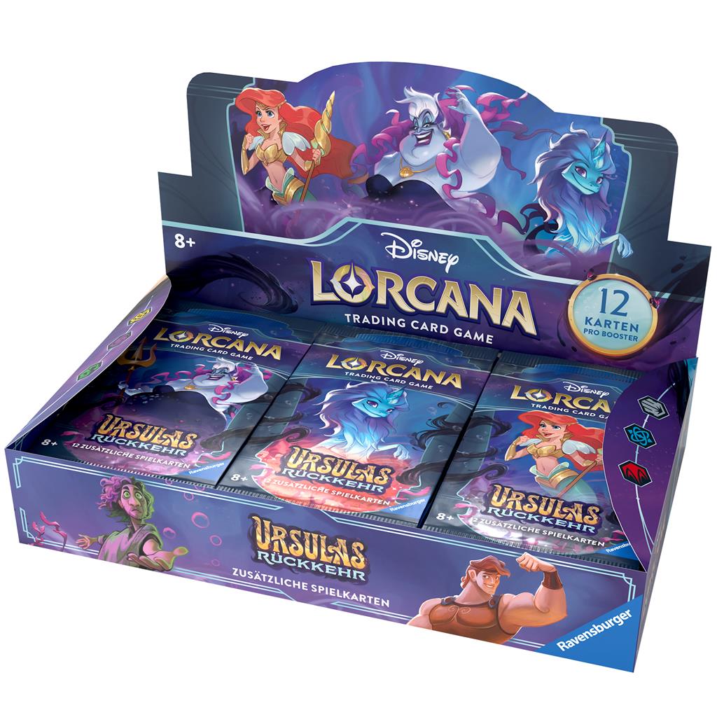 Disney Lorcana: Ursulas Rückkehr - Booster Display (24 Packs) - Deutsch - pokechosto.shop