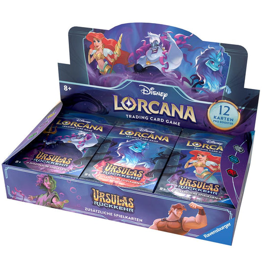 Disney Lorcana: Ursulas Rückkehr - Booster Display (24 Packs) - Englisch - pokechosto.shop
