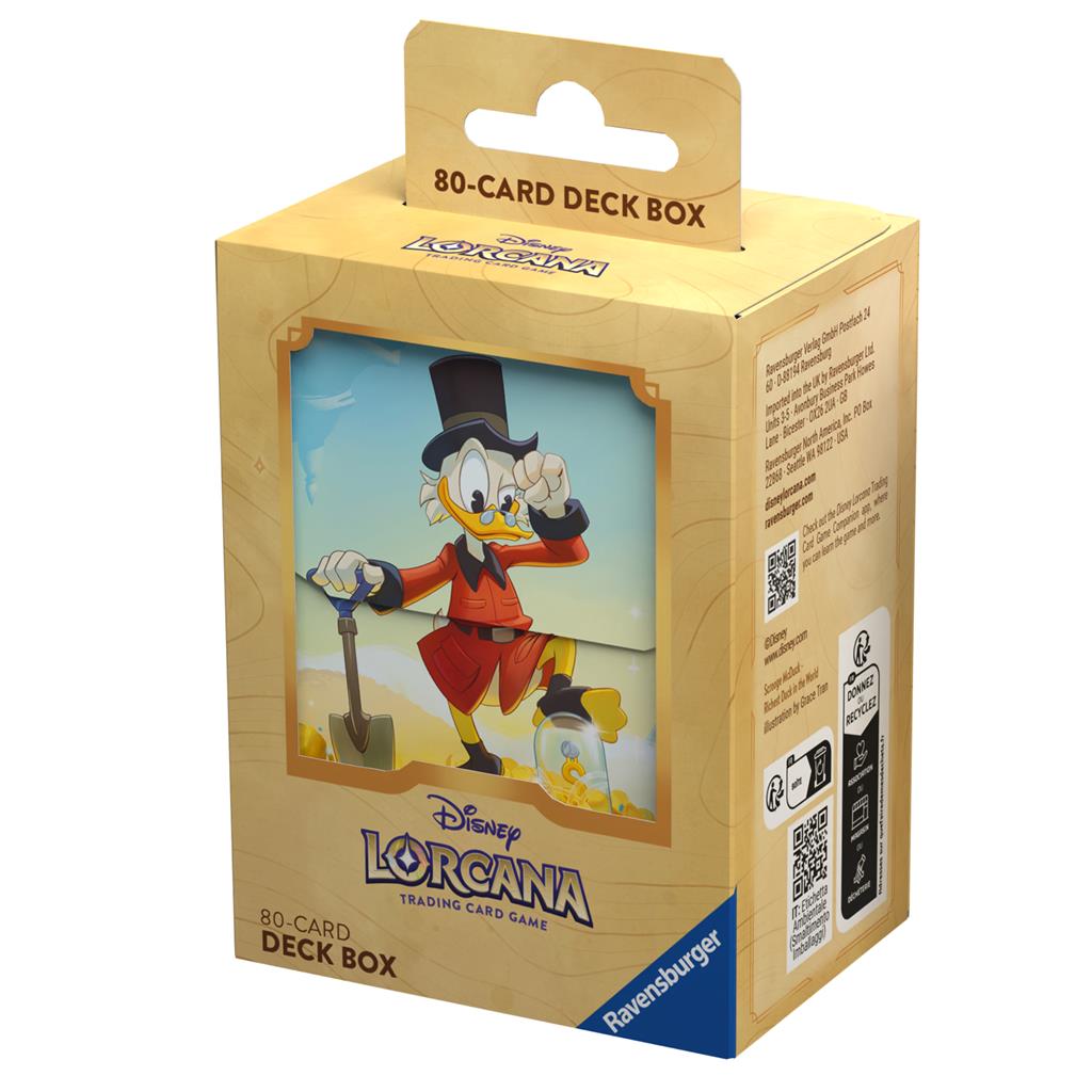 Disney Lorcana: Die Tintenlande - Deck Box "Dagobert Duck" - pokechosto.shop