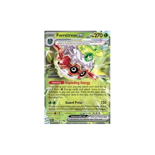 Forstellka ex (PAF 002) Paldeas Schicksale - Forretress ex Deutsch