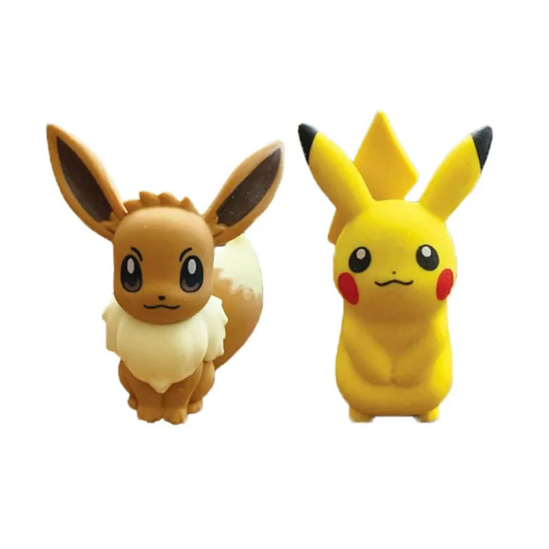 Pikachu & Evoli Radiergummi - pokechosto.shop