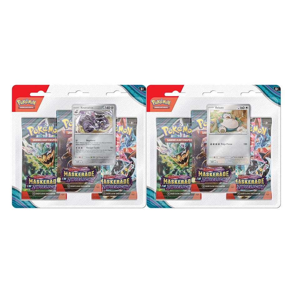 Pokemon Maskerade im Zwielicht 3er Blister Englisch - pokechosto.shop