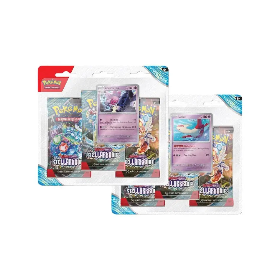 Pokemon Stellarkrone 3er Blister Deutsch