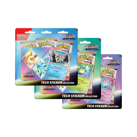 Pokemon Prismatische Entwicklungen Tech Sticker Kollektion Englisch