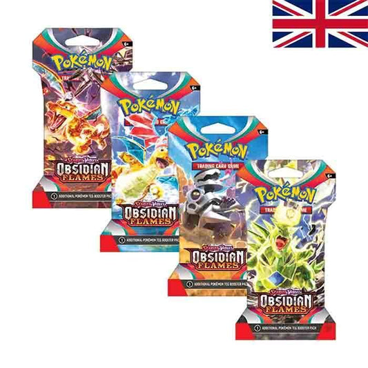 Pokemon Obsidian Flames Sleeved Booster English - pokechosto.shop