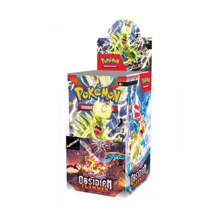 Pokemon Obsidian Flammen 18er Display Deutsch - pokechosto.shop